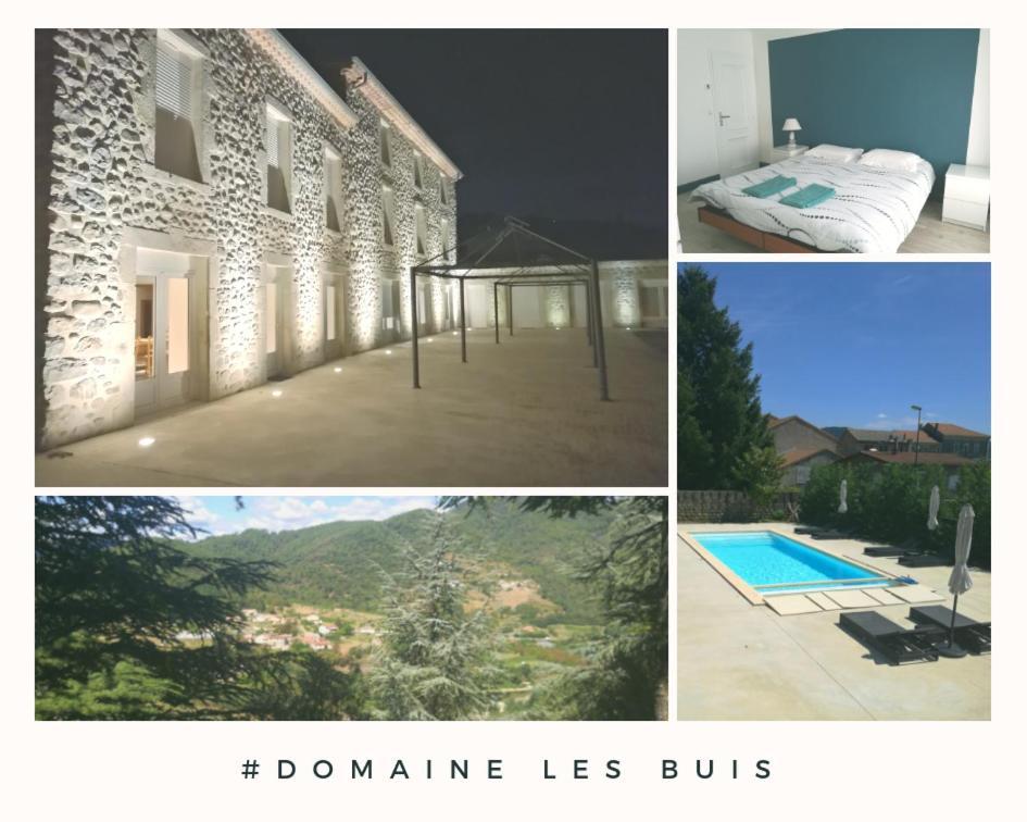 Domaine Les Buis Panzió Saint-Fortunat-sur-Eyrieux Kültér fotó