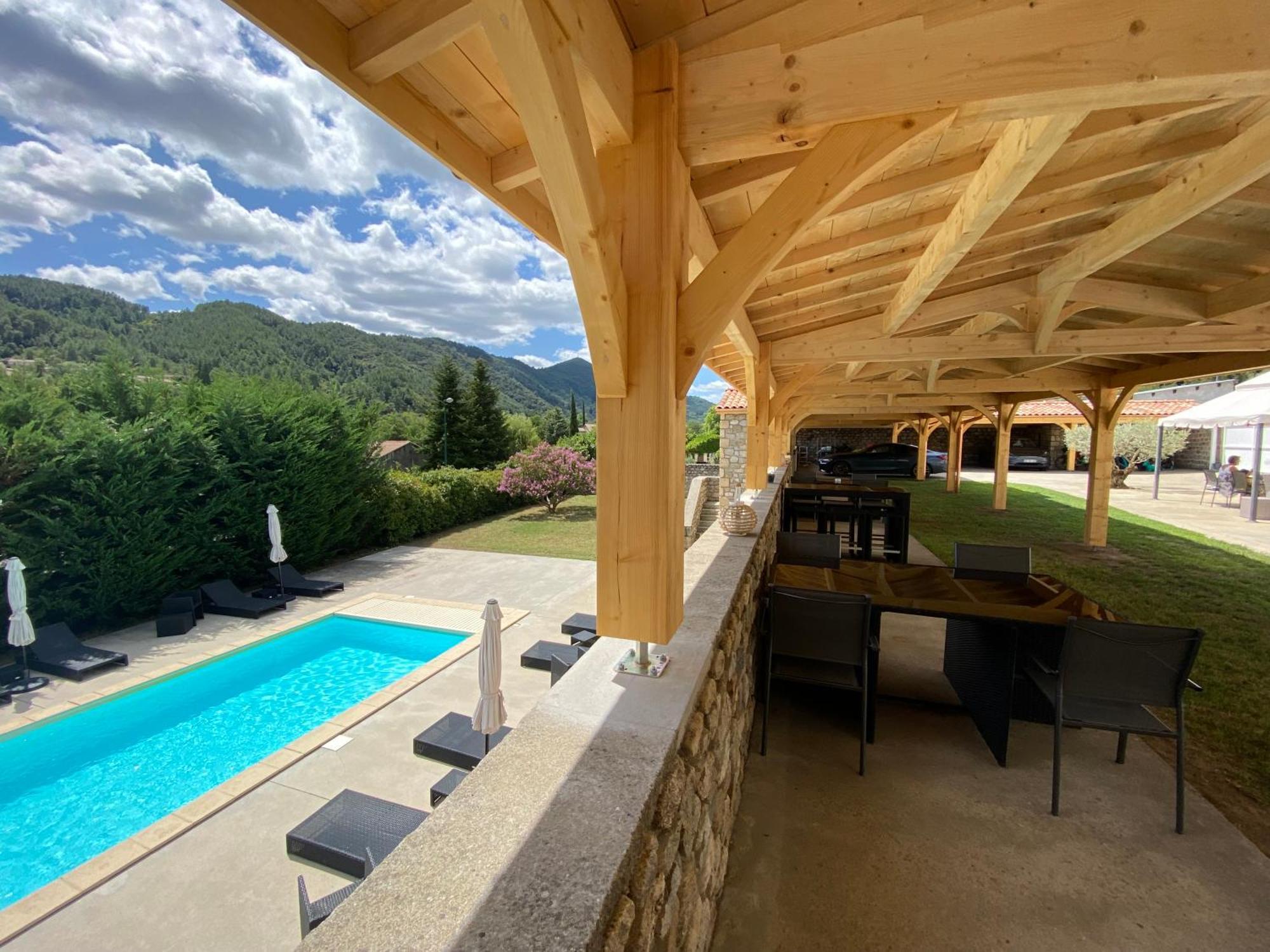Domaine Les Buis Panzió Saint-Fortunat-sur-Eyrieux Kültér fotó