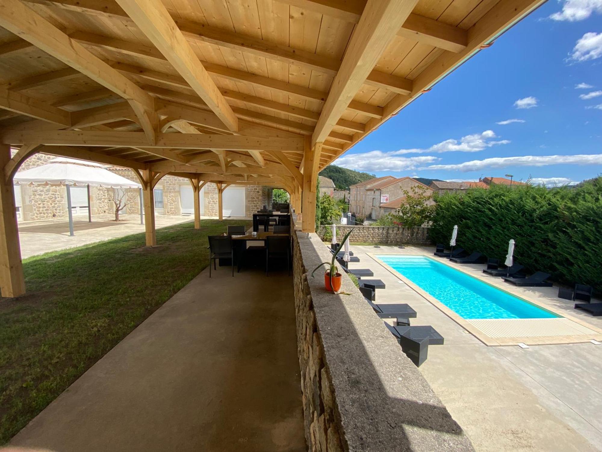 Domaine Les Buis Panzió Saint-Fortunat-sur-Eyrieux Kültér fotó