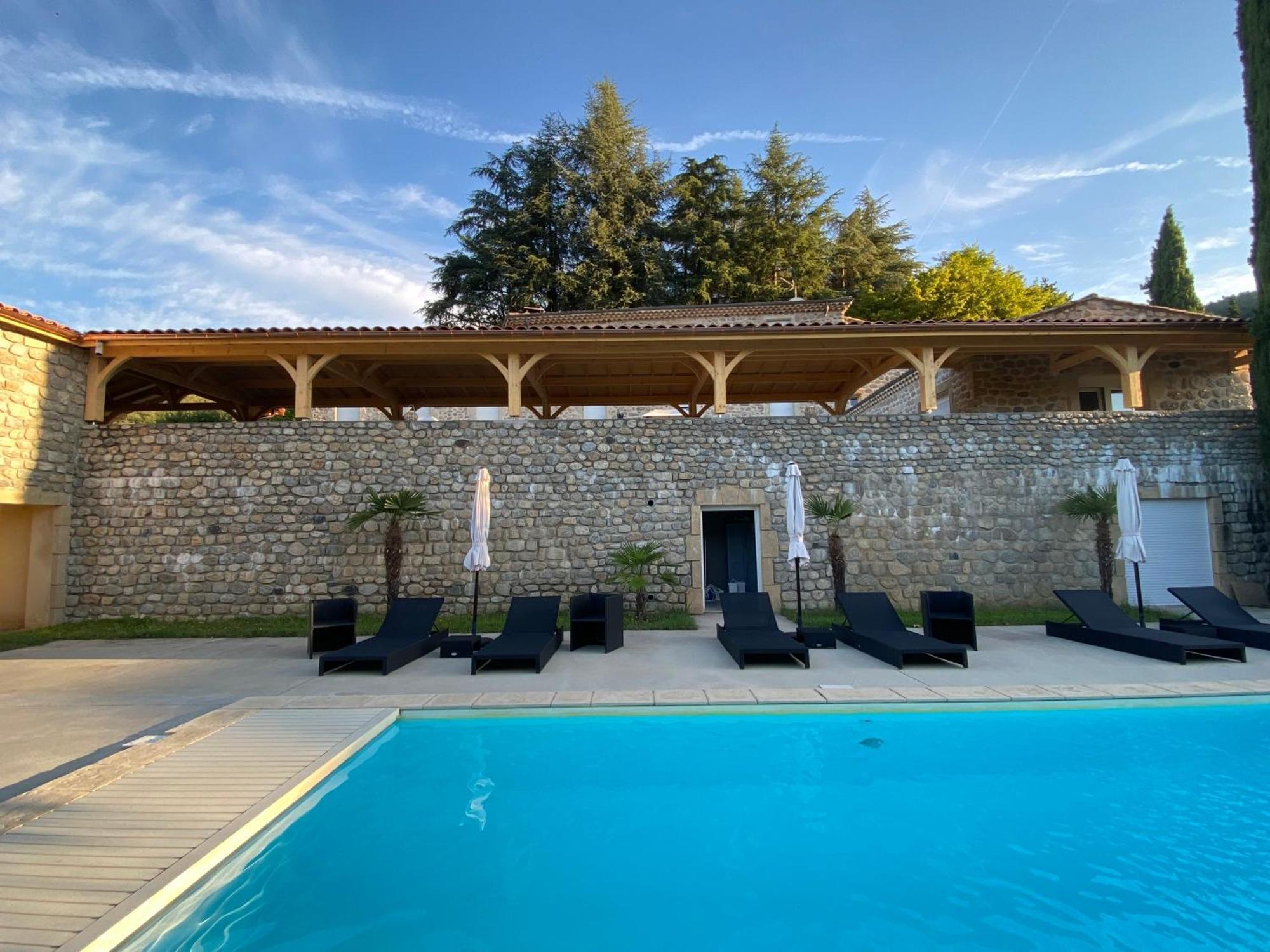 Domaine Les Buis Panzió Saint-Fortunat-sur-Eyrieux Kültér fotó