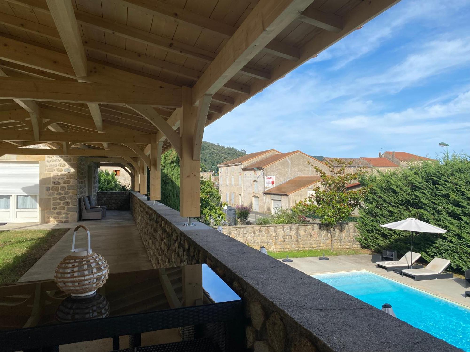 Domaine Les Buis Panzió Saint-Fortunat-sur-Eyrieux Kültér fotó